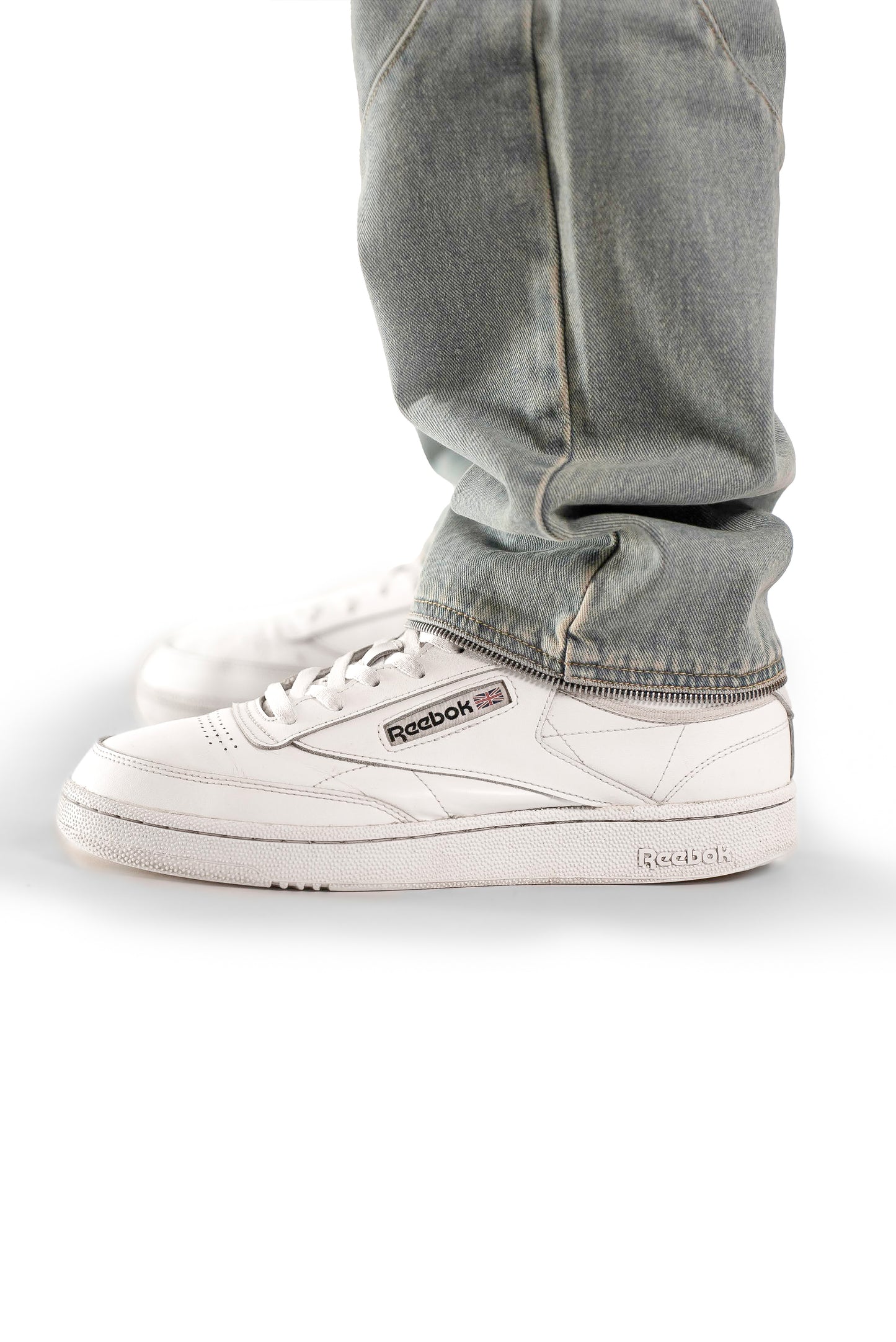 Amour Baggy-Jeans Blau