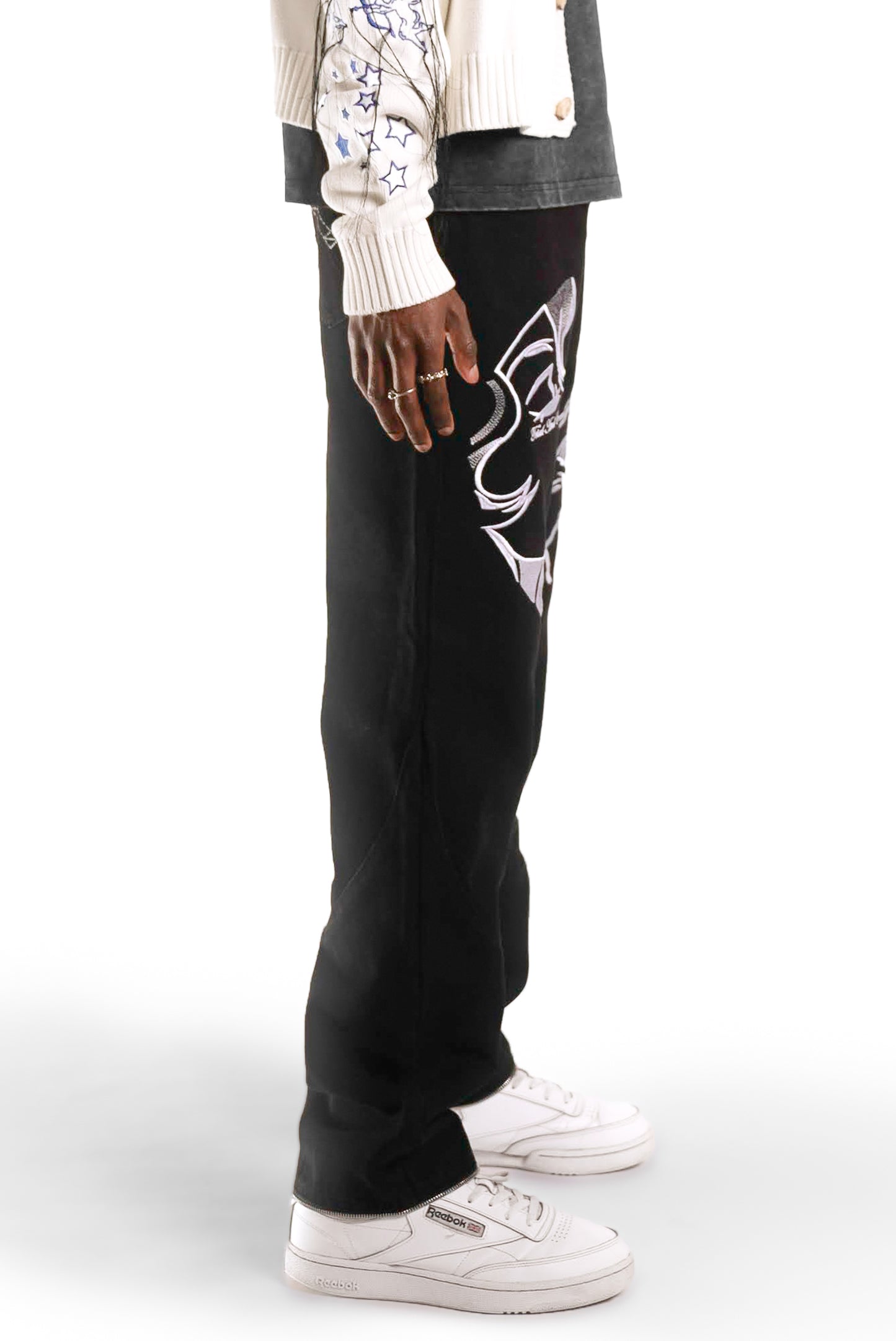 Amour Baggy Jeans Noir